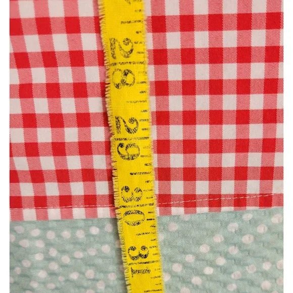 Vineyard Vines Mens L On-The-Go Performance Gingham Shirt Red White 1W011301 - Picture 3 of 9